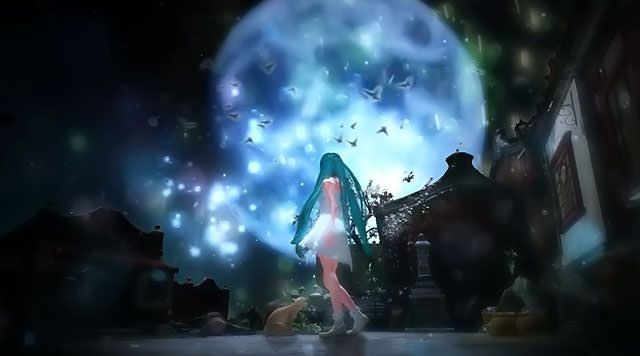 無料音楽素材 エンディングテーマなどに向いてる歌入りフリーbgm初音ミク アペンド版 蒼い月 Digitalelf