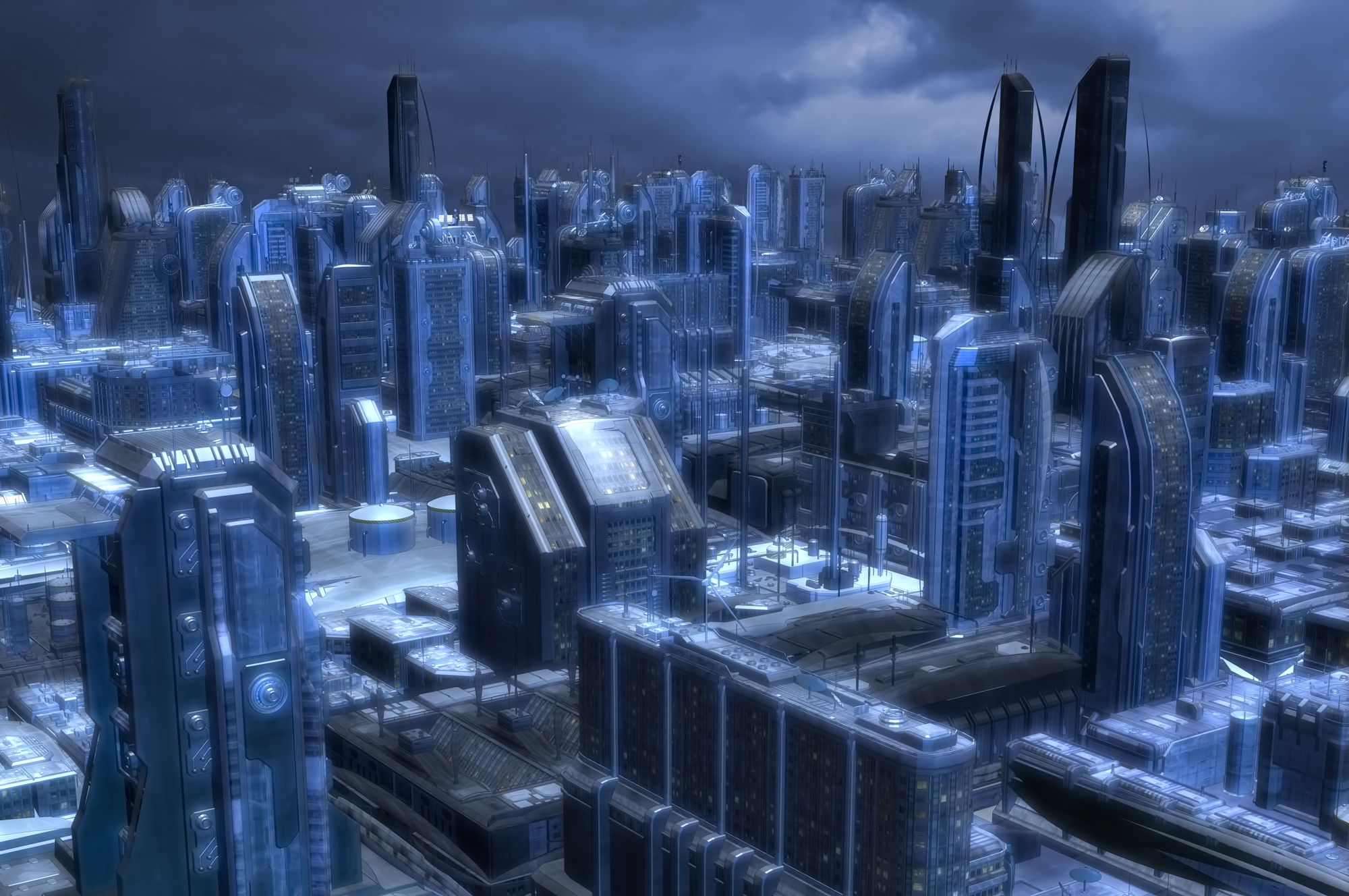近未来sf都市外観 Future Citys S1 Digitalelf
