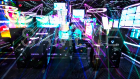 サイバーなクラブ・DJキャラクター入り、色調3種セット