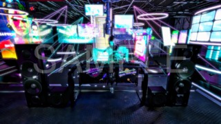 サイバーなクラブ・DJキャラクター入り、色調3種セット